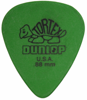 Immagine di Plettro DUNLOP 418P Tortex Standard 0.88 Verde (Confezione 12 pezzi)