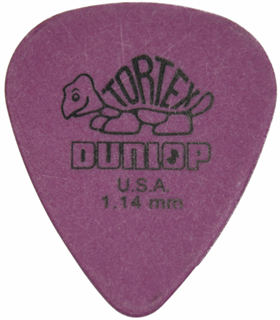 Immagine di Plettro DUNLOP 418P Tortex Standard 1.14 Viola (Confezione 12 pezzi)