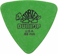 Immagine di Plettro DUNLOP Tortex Triangle 0.88 Verde
