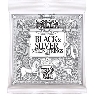 Immagine di ERNIE BALL 2406 Black & Silver Muta di corde per classica 