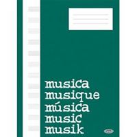 Immagine di Quaderno di musica pentagrammato senza interlinea CARISCH