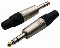 Picture of Spinotto jack stereo professionale da 6,3mm ROCKCABLE RCL 10003-P