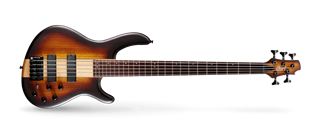 Immagine di CORT ARTISAN C5 PLUS ZBMH OTAB Open Pure Tabacco Burst  basso elettrico 5 corde