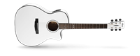 Picture of CORT GRAND REGAL GA5F WH White chitarra acustica elettrificata