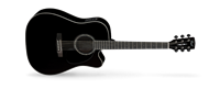 Picture of CORT MR710F BK Black chitarra acustica elettrificata