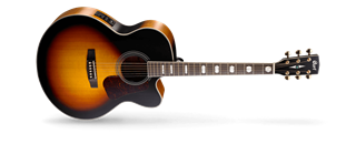 Picture of CORT CJ3V TAB Tobacco Burst chitarra acustica elettrificata