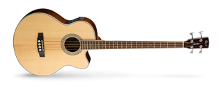Immagine di CORT SJB6FX W/BAG NAT Natural basso acustico elettrificato con fodero