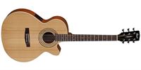 Picture of CORT SFX-ME W/BAG NAT Natural chitarra acustica elettrificata con custodia