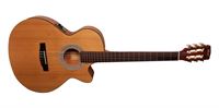 Picture of CORT CEC1 W/BAG NAT Natural chitarra classica elettrificata con custodia