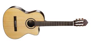 Picture of CORT AC160CF W/BAG NAT Natural chitarra classica elettrificata con custodia