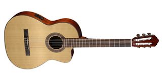 Picture of CORT AC120CE W/BAG OP Open Pore chitarra classica elettrificata con custodia