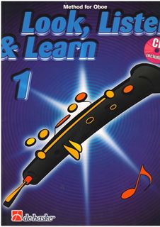 Immagine di LOOK, LISTEN & LEARN - METHOD FOR OBOE VOL.1 + CD - DE HASKE