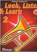 Immagine di LOOK, LISTEN & LEARN - METHOD FOR TROMBONE B.C. VOL.2 + CD - DE HASKE