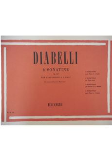 Immagine di DIABELLI - 6 SONATINE OP. 163 - ED.RICORDI