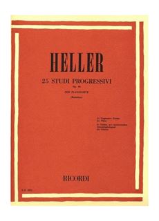 Immagine di HELLER - 25 STUDI PROGRESSIVI OP. 46 - ED. RICORDI