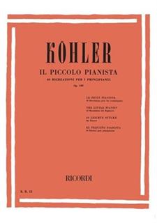 Picture of KOHLER - IL PICCOLO PIANISTA OP. 189 - ED. RICORDI