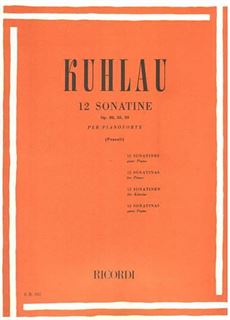 Picture of KUHLAU - 12 SONATINE OP. 20, 55, 59 - ED. RICORDI
