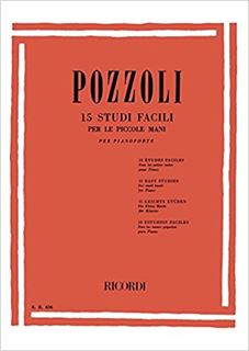 Picture of POZZOLI - 15 STUDI FACILI PER LE PICCOLE MANI - ED. RICORDI