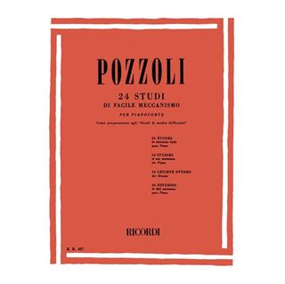 Picture of POZZOLI - 24 PICCOLI STUDI FACILI E PROGRESSIVI - ED. RICORDI