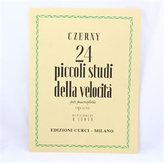 Immagine di CZERNY - 24 PICCOLI STUDI DELLA VELOCITA' OP. 636 - ED. CURCI