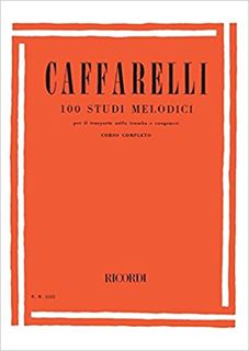 Immagine di CAFFARELLI - 100 STUDI MELODICI PER TROMBA - ED. RICORDI