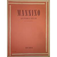 Immagine di MANNINO - QUINDICI STUDI DI PIANOFORTE - ED. RICORDI
