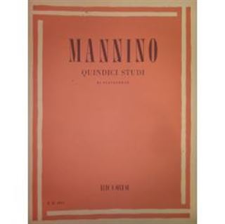 Immagine di MANNINO - QUINDICI STUDI DI PIANOFORTE - ED. RICORDI