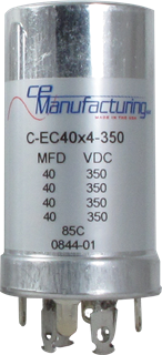 Immagine di CE Mfg. 4x 40uF 350V 35x65mm Condensatore elettrolitico