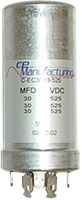 Immagine di CE Mfg. 500V 30/30/30µF 35x75mm Condensatore elettrolitico