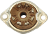 Immagine di Zoccolo NOS 7 contatti B7G Micalex montaggio a pannello MADE IN USA