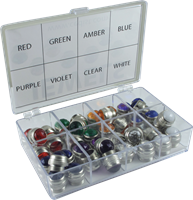 Immagine di Assortimento di 40 Gemme per spie - 5 x 8 colori - totale 40 pezzi
