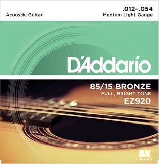 Picture of D'ADDARIO EZ920 Medium Light Muta di corde per acustica 