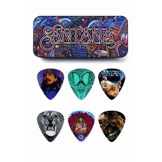Picture of DUNLOP SANPT01-M Carlos Santana Scatola di latta con 6 plettri
