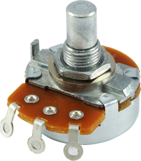 Picture of ALPHA Potenziometro 24mm 25K LIN Asse liscio