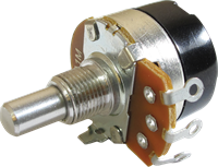 Immagine di ALPHA Potentiometro 24mm Audio 1M con interruttore