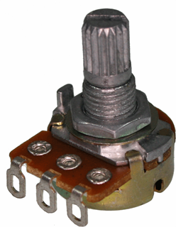 Immagine di ALPHA Potenziometro 16mm 250K LIN Asse zigrinato per chitarra