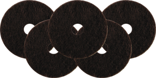 Picture of Washer - 0.25" Inside Diameter, Felt 1.25" (Pkg. 5 pieces)