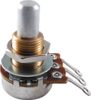 Immagine di BOURNS Potenziometro 17mm 500K LOG Asse liscio filettatura lunga per chitarra