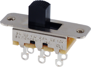 Immagine di Switchcraft interruttore a slitta bipolare RICAMBIO ORIGINALE per Fender Jazzmaster/Jaguar MADE IN USA