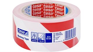 Picture of TESA tesaflex® 60760 PV1 Nastro per segnalazione autoadesivo BIANCO/ROSSO