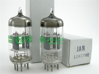 Immagine di 6201 / E81CC / 12AT7WC USA NOS GE