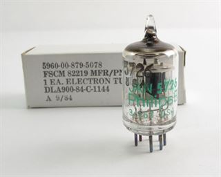 Picture of 5726 / 6AL6W / E91AA / 6097 JAN PHILIPS NOS MADE IN USA