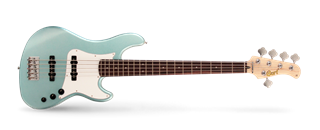 Immagine di CORT GB55 JJ SPG Verde acqua Basso elettrico 5 corde