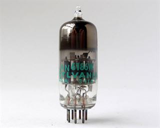 Immagine di 6186W Philips ECG JAN NOS Pentodo