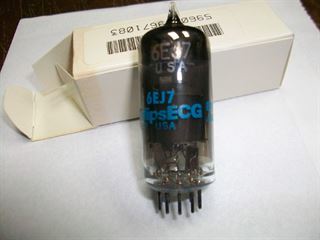 Immagine di 6EJ7 / EF184 Philips ECG JAN NOS Pentodo