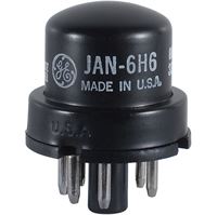 Picture of 6H6 GE JAN NOS Double Diode Tube