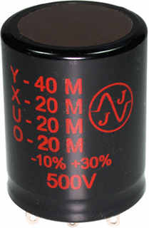 Picture of TC 549 40+3x20uF / 500V JJ Electronic capacitor
