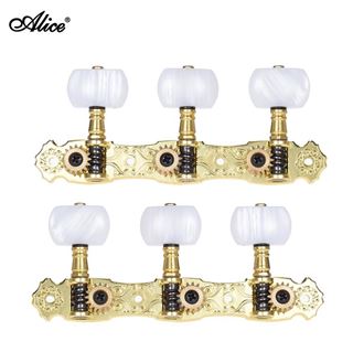 Picture of ALICE A0S-022V1P Set di meccaniche per chitarra classica - dorate con inserti neri