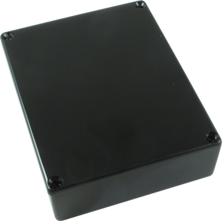 Picture of Chassis Box - Diecast Aluminum, Colored BLACK