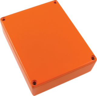 Picture of Chassis Box - Diecast Aluminum, Colored ORANGE